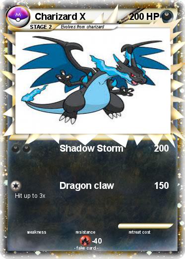 Pokemon Charizard X