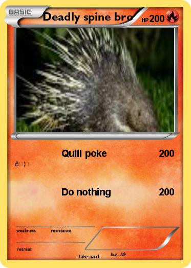 Pokemon Deadly spine bro