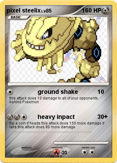 Pokemon pixel steelix