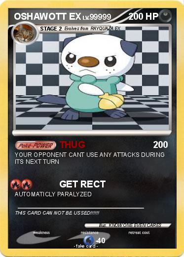 Pokemon OSHAWOTT EX