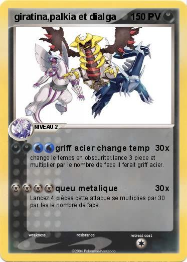 Pokemon giratina,palkia et dialga