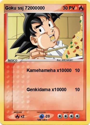 Pokemon Goku ssj 72000000