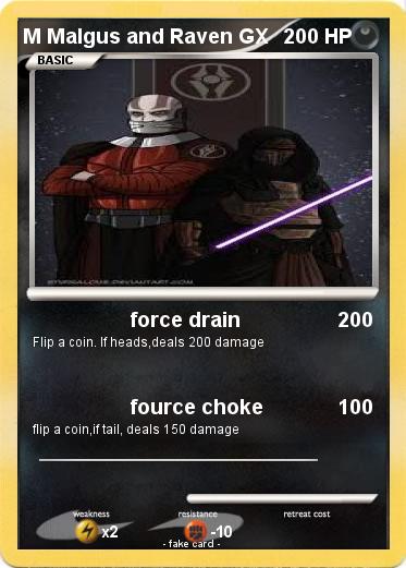 Pokemon M Malgus and Raven GX