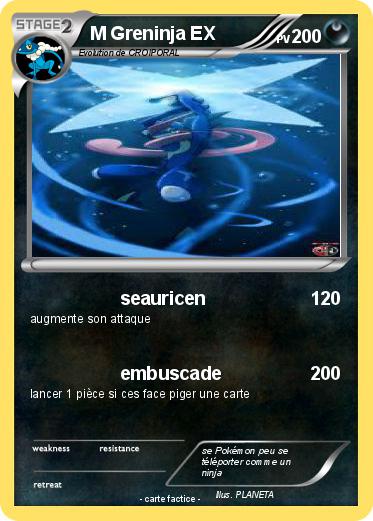Pokemon M Greninja EX