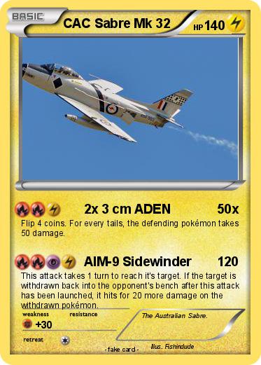 Pokemon CAC Sabre Mk 32
