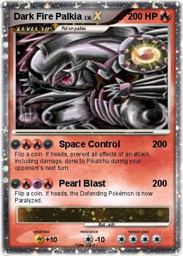 Pokemon Dark Fire Palkia