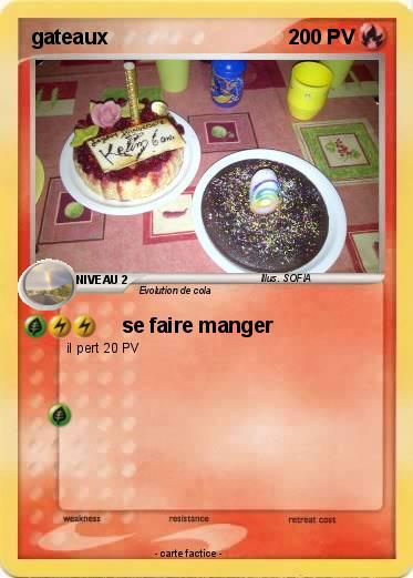 Pokemon gateaux