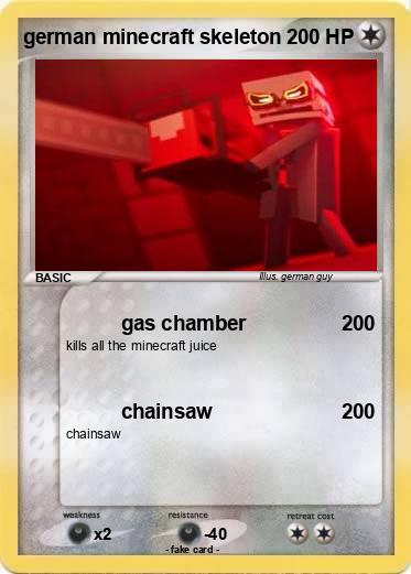 Pokemon german minecraft skeleton