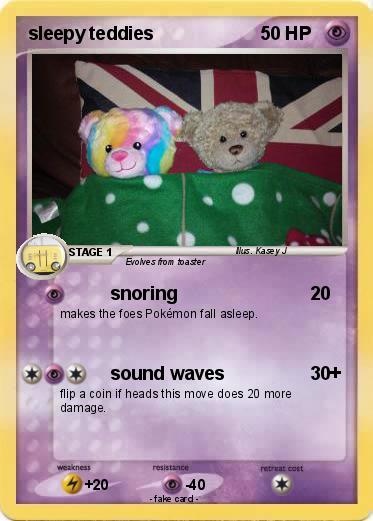 Pokemon sleepy teddies