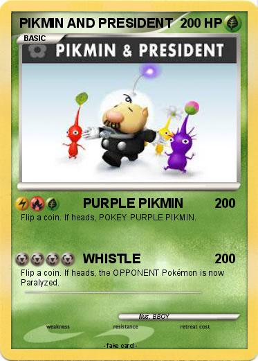 Pokemon PIKMIN AND PRESIDENT