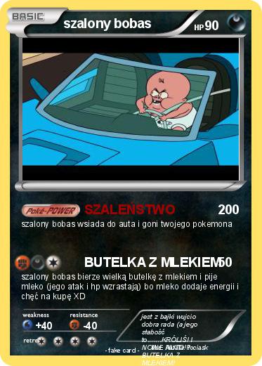 Pokemon szalony bobas