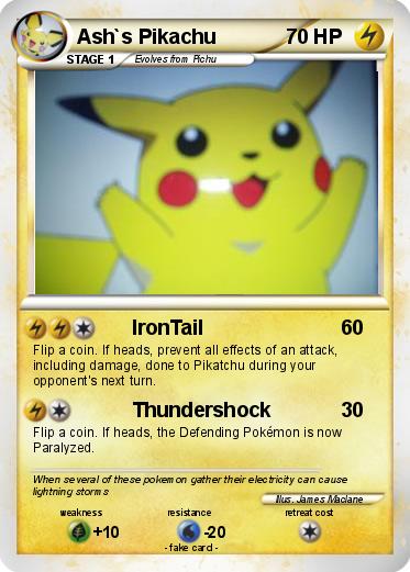 Pokemon Ash`s Pikachu