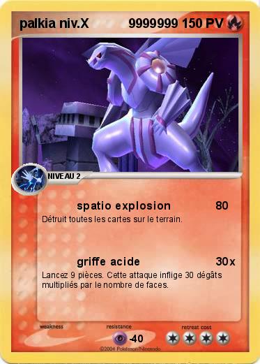 Pokemon palkia niv.X           9999999     