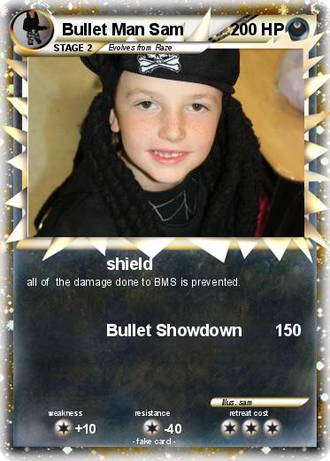 Pokemon Bullet Man Sam