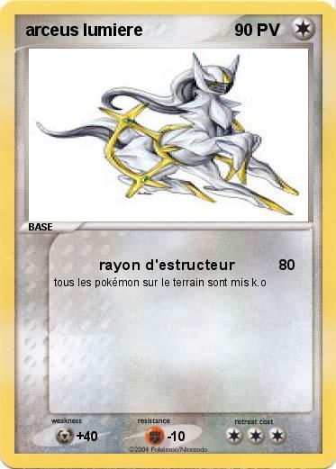 Pokemon arceus lumiere