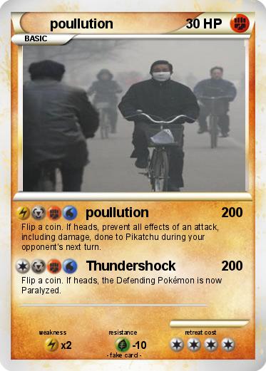 Pokemon poullution