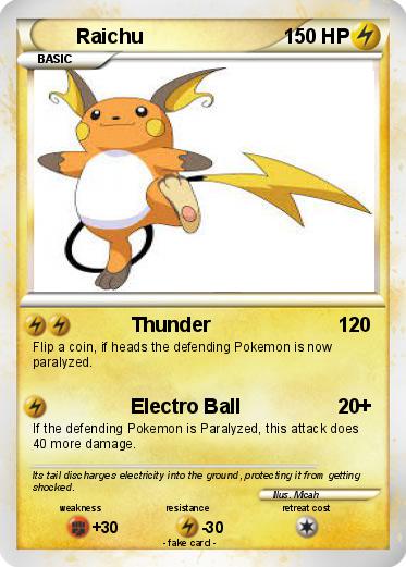 Pokemon Raichu