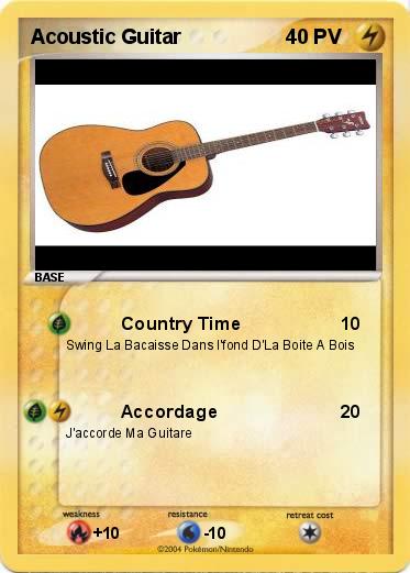 Pokemon Acoustic Guitar
