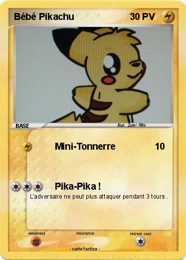 Pokemon Bébé Pikachu