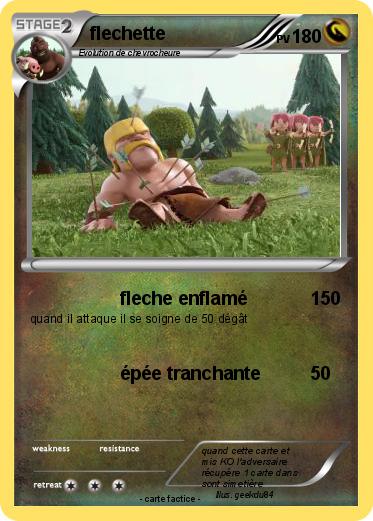 Pokemon flechette