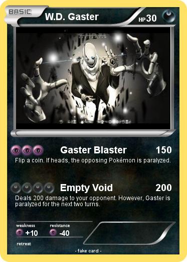 Pokemon W.D. Gaster