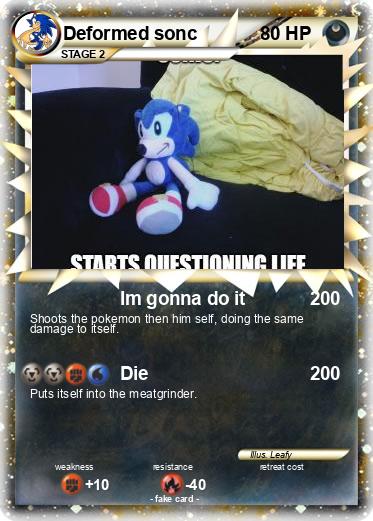 Pokemon Deformed sonc