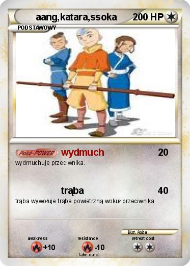 Pokemon aang,katara,ssoka