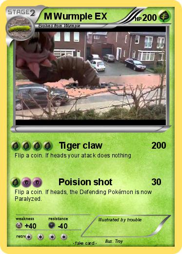 Pokemon M Wurmple EX