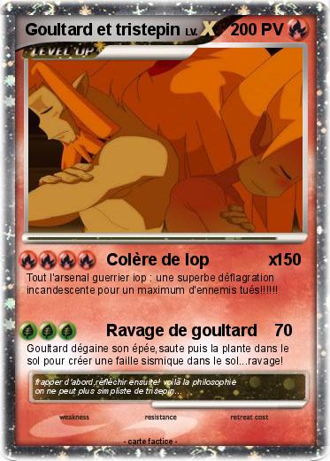 Pokemon Goultard et tristepin