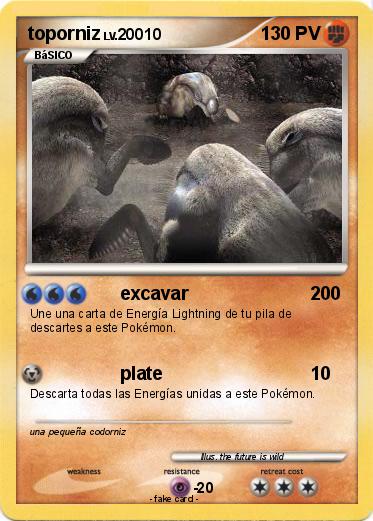 Pokemon toporniz