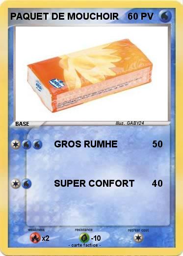 Pokemon PAQUET DE MOUCHOIR
