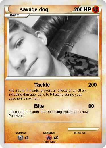 Pokemon savage dog
