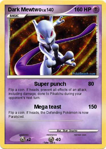 Pokemon Dark Mewtwo