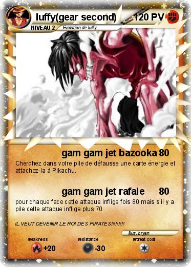 Pokemon luffy(gear second)