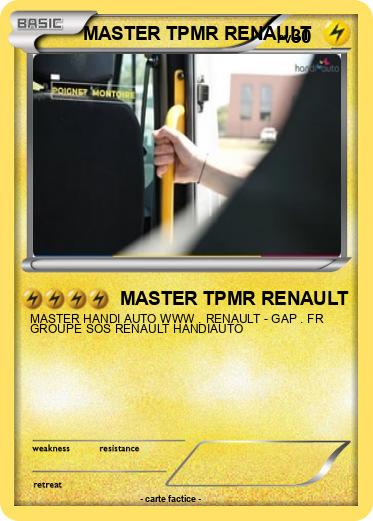 Pokemon MASTER TPMR RENAULT