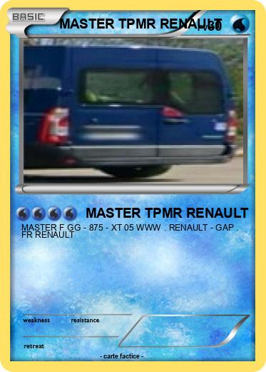 Pokemon MASTER TPMR RENAULT