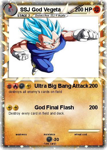 Pokemon SSJ God Vegeta