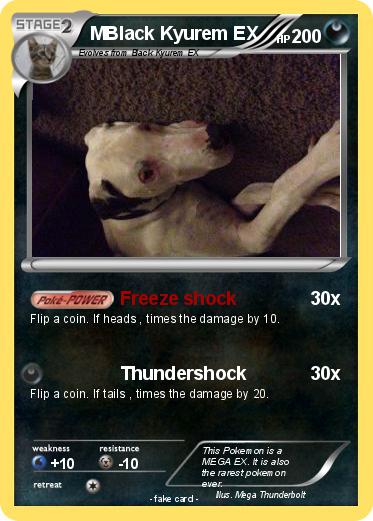 Pokemon MBlack Kyurem EX