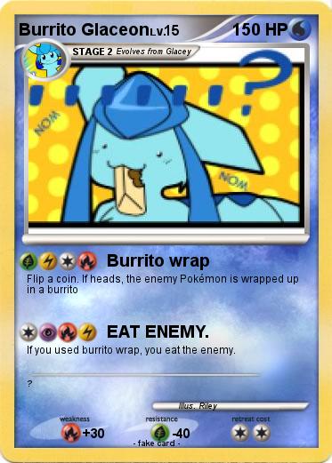 Pokemon Burrito Glaceon