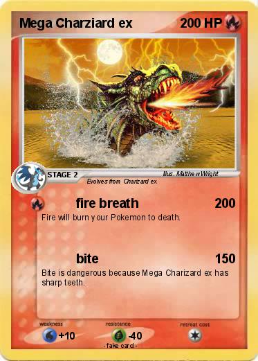 Pokemon Mega Charziard ex