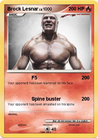 Pokemon Brock Lesnar