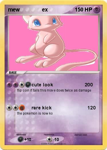 Pokemon mew               ex