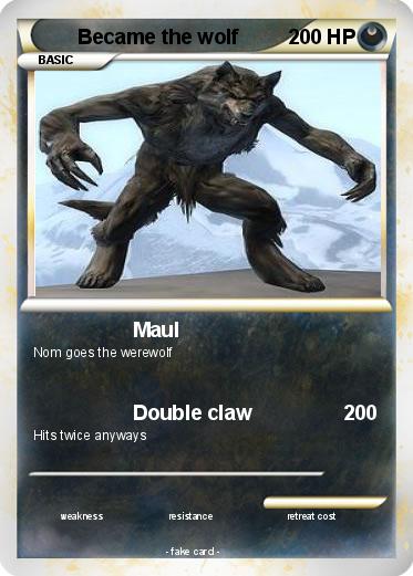 Pokemon Became the wolf