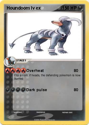 Pokemon Houndoom lv ex