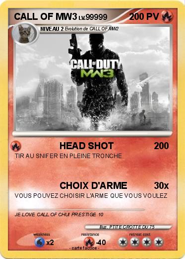 Pokemon CALL OF MW3