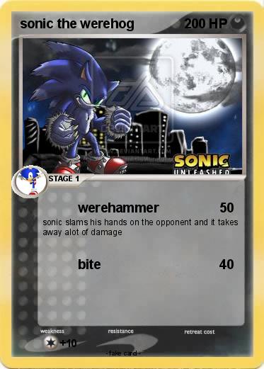 Pokemon sonic the werehog
