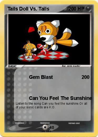 Pokemon Tails Doll Vs. Tails
