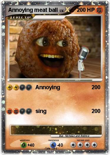 Pokemon Annoying meat ball
