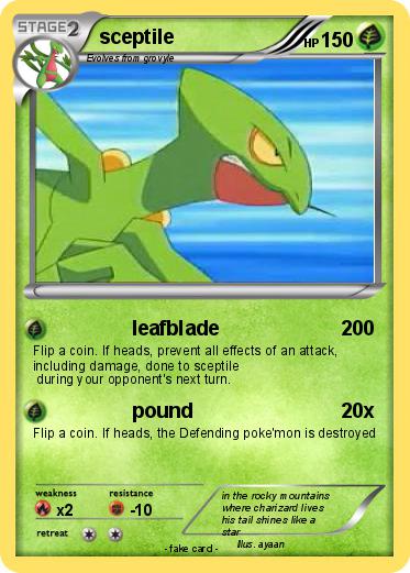 Pokemon sceptile