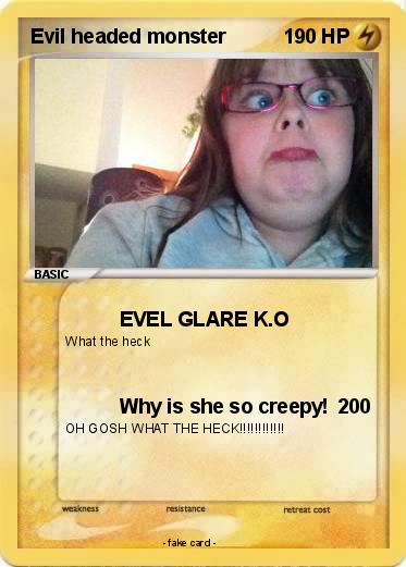 Pokemon Evil headed monster